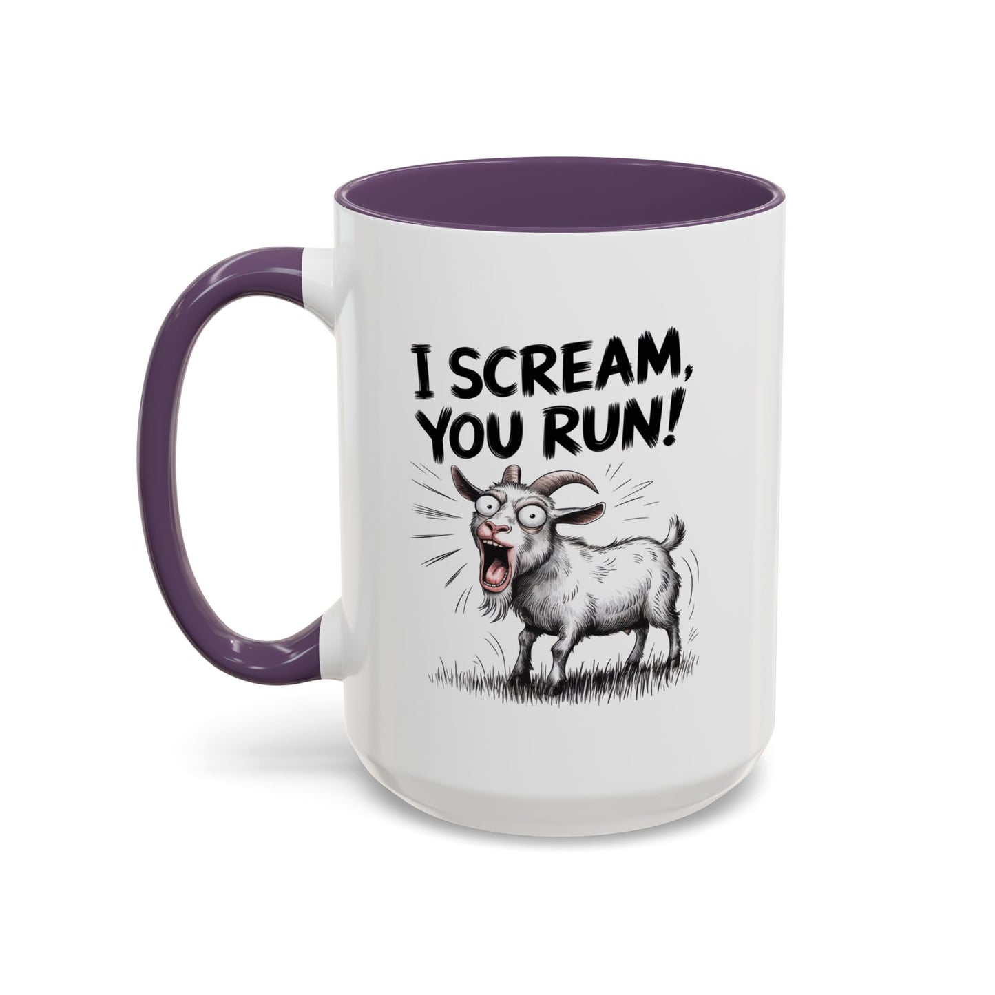 Humor Mug - I Scream, You Run