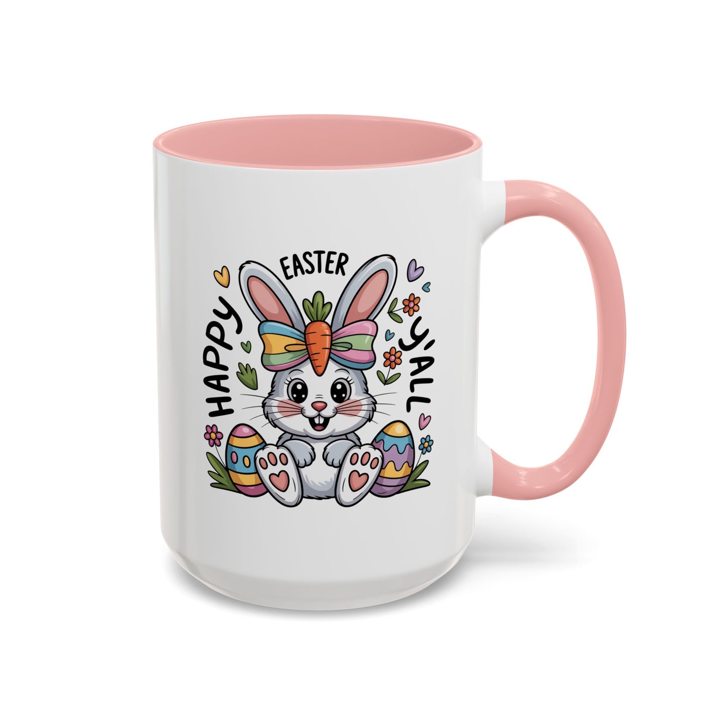 Easter Mug - Happy Easter Y'all Bunny