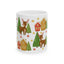 Chistmas Mug -  Reindeer Trees and House Wrap