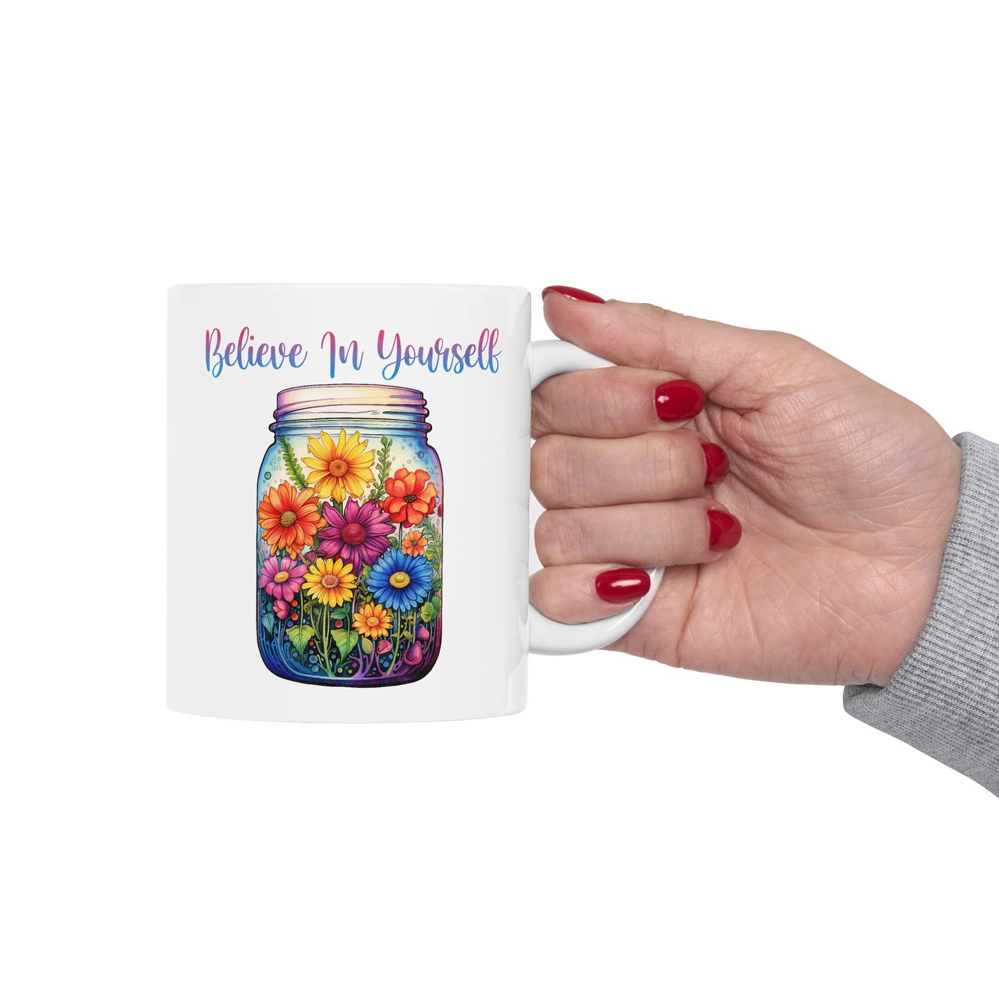 Motivation Mug - Believe In Yourself Jar