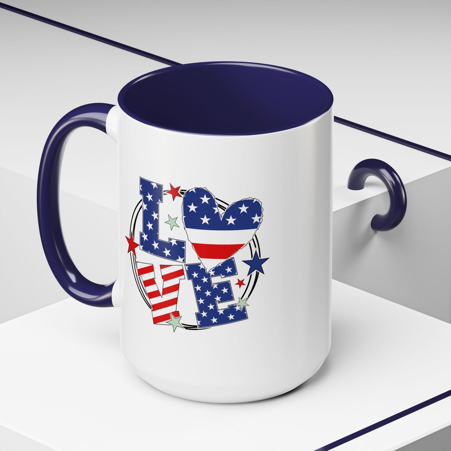 4th of July Mug - Love 4th of July