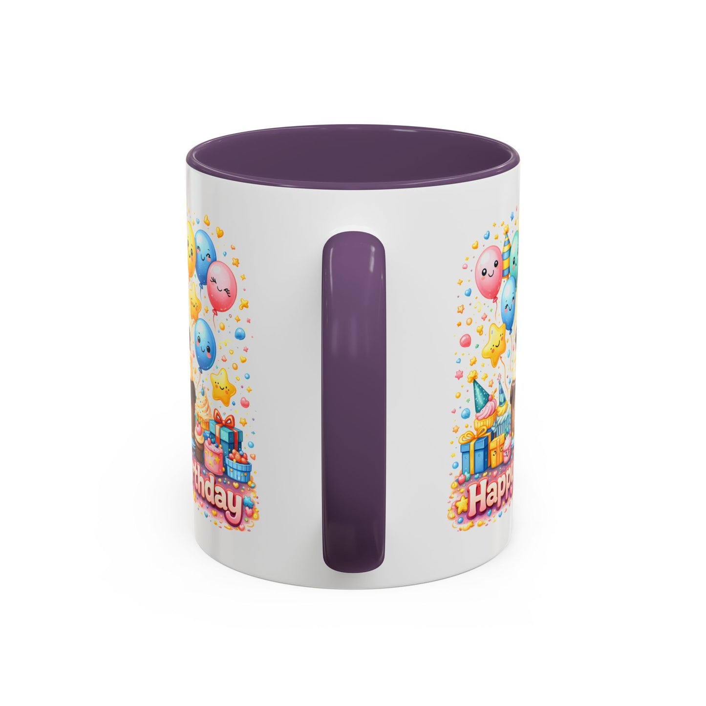 Birthday Mug - Cake and Balloons