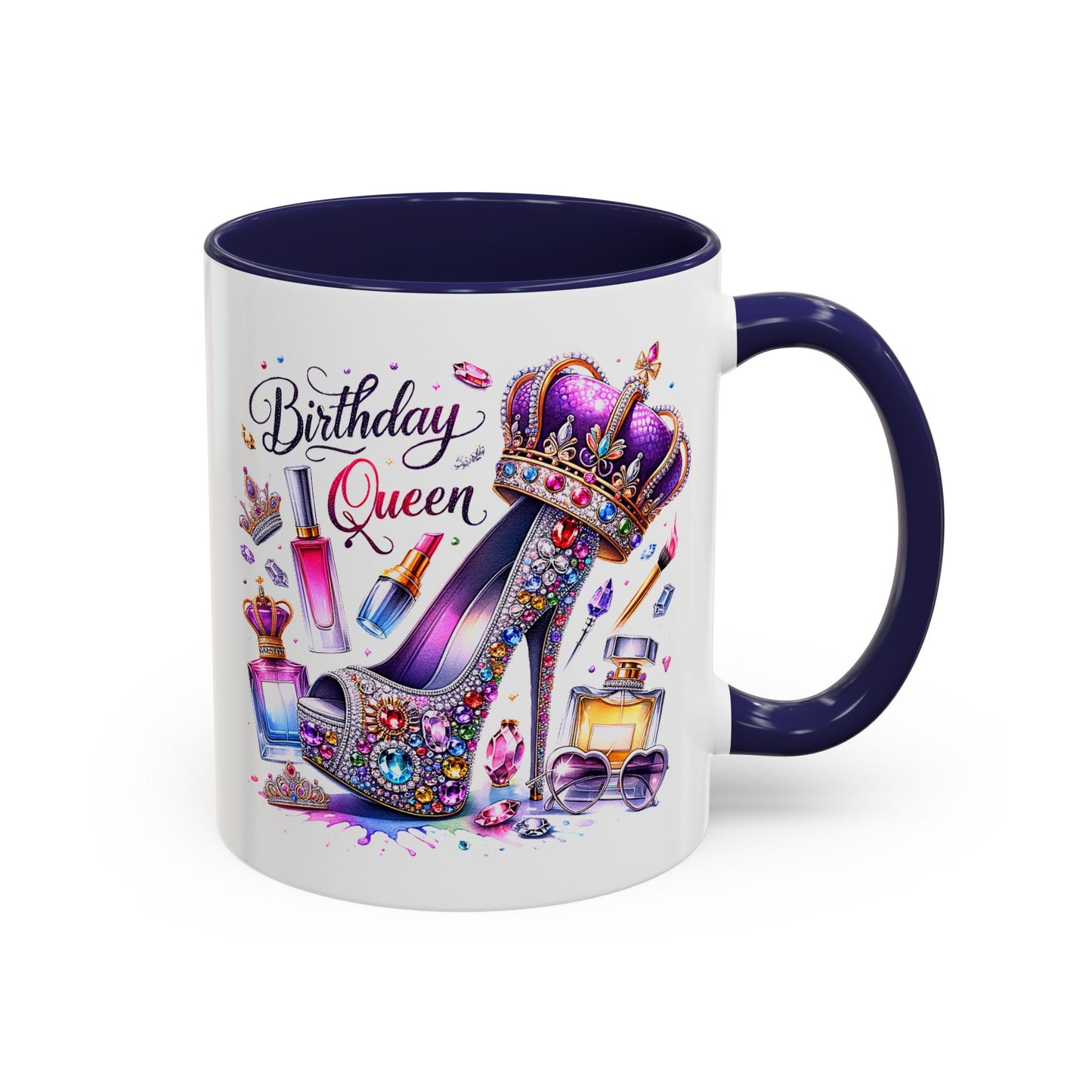 Birthday Mug - Birthday Queen Glitter