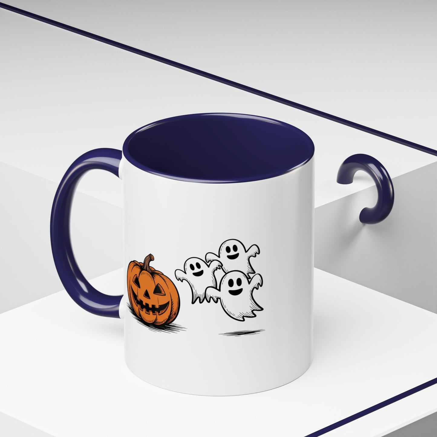Halloween Mug - Pumpkin & Ghosts