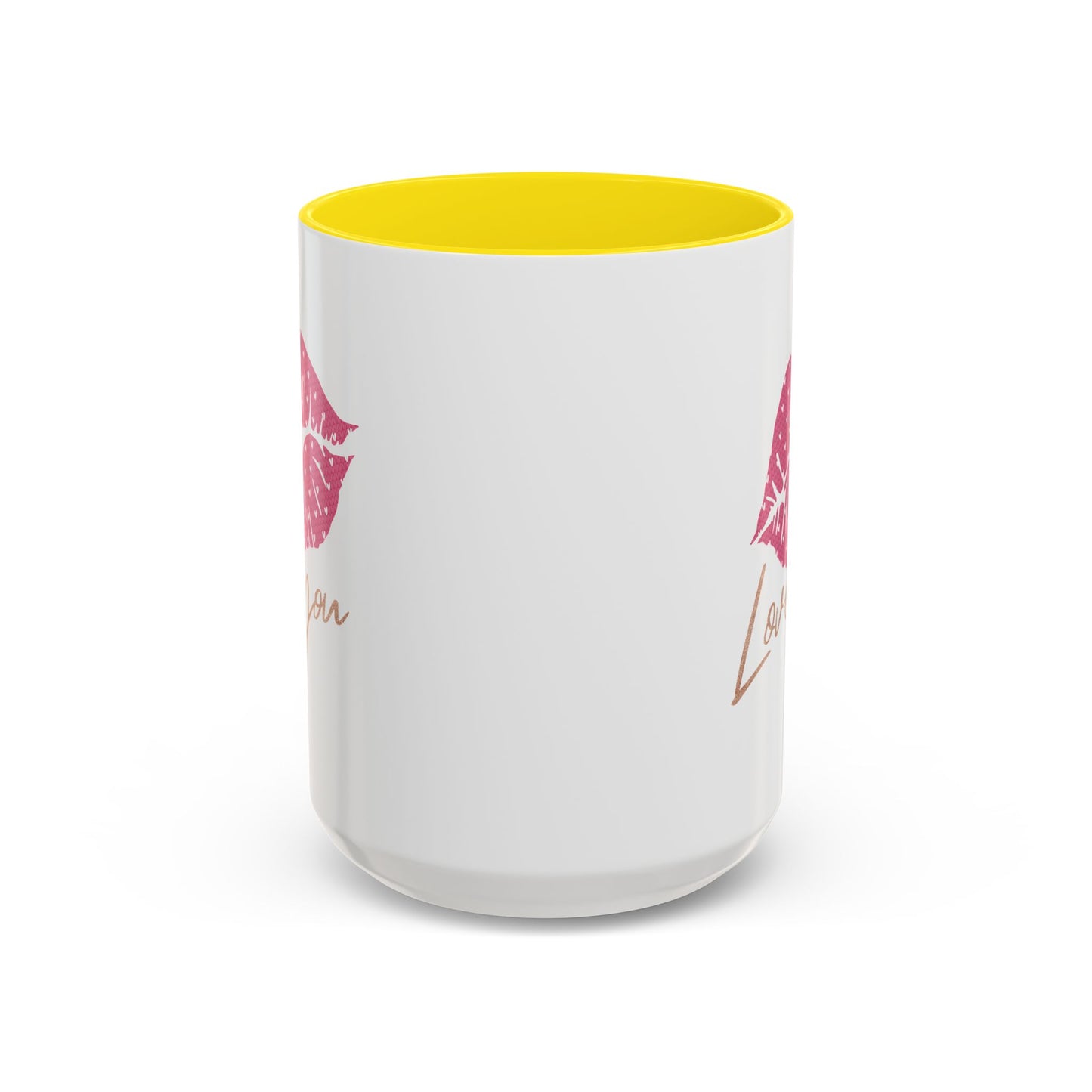 Valentine's Day Mug - Love You Lips Kiss