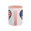 4th of July Mug - USA Flag Heart