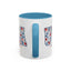 4th of July Mug - USA EST 1776 Floral