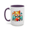 Mother's Day Mug - Mom Cat Red Heart
