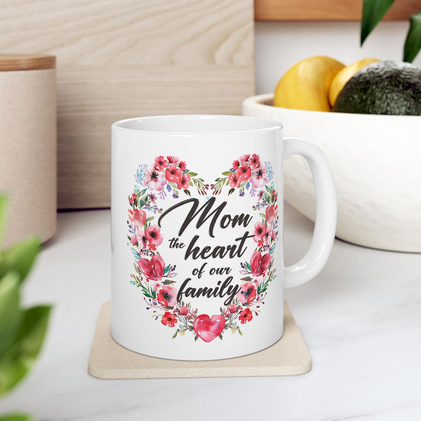 Mother's Day Mug - Mom The Heart