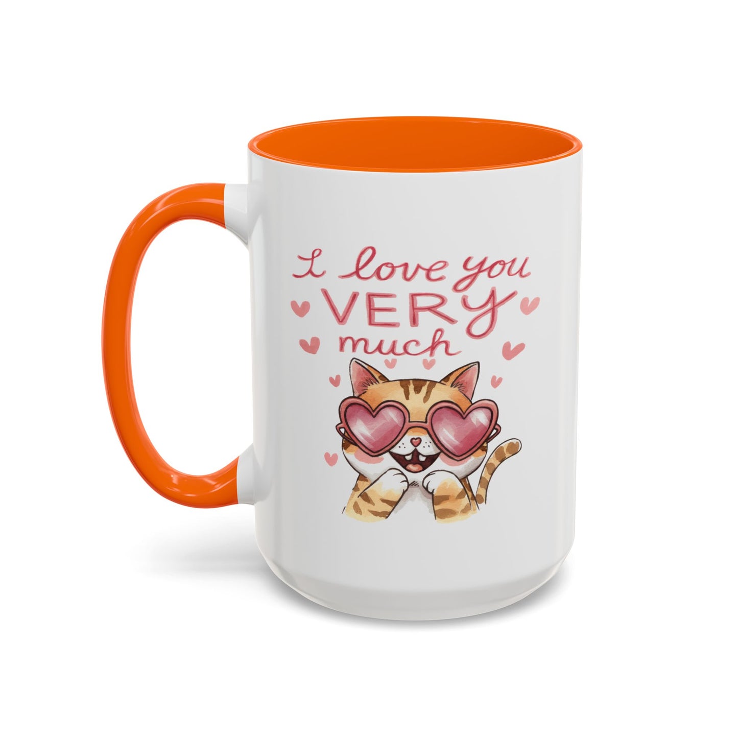 Anniversary Mug - I love You Very Much Cat