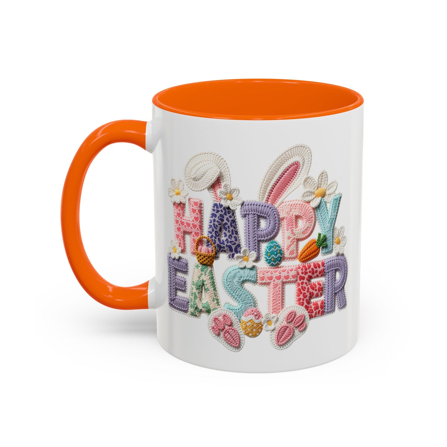 Easter Mug - Happy Easter Latch Yarn