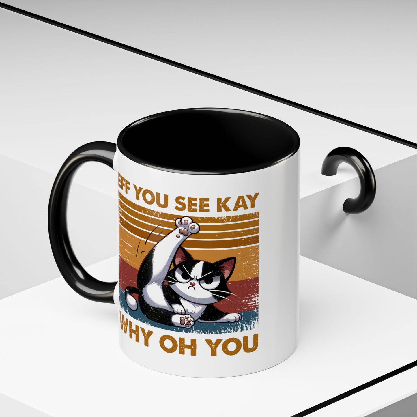 Adult Mug - Eff You See Kay Why Oh You Cat
