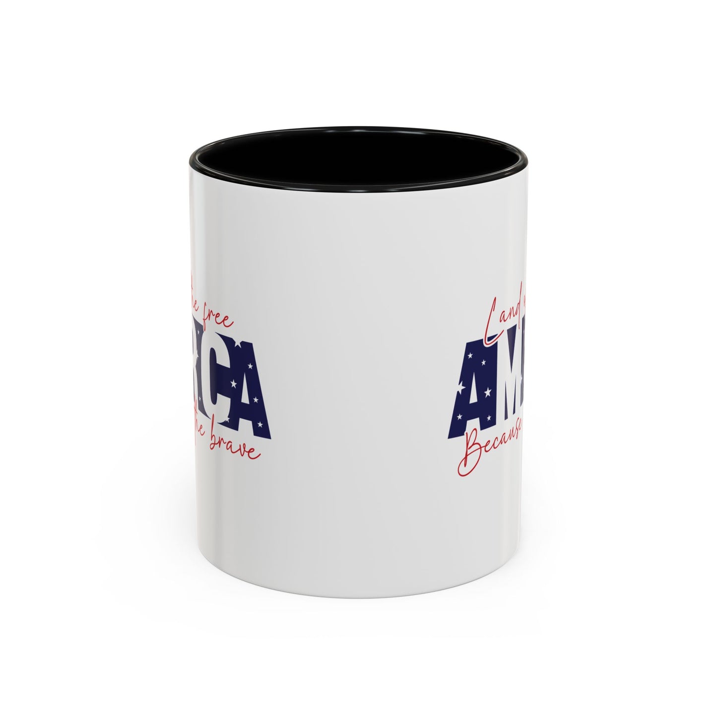 4th of July Mug - American Land of the Free Stars