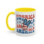 4th of July Mug - America peace Sign