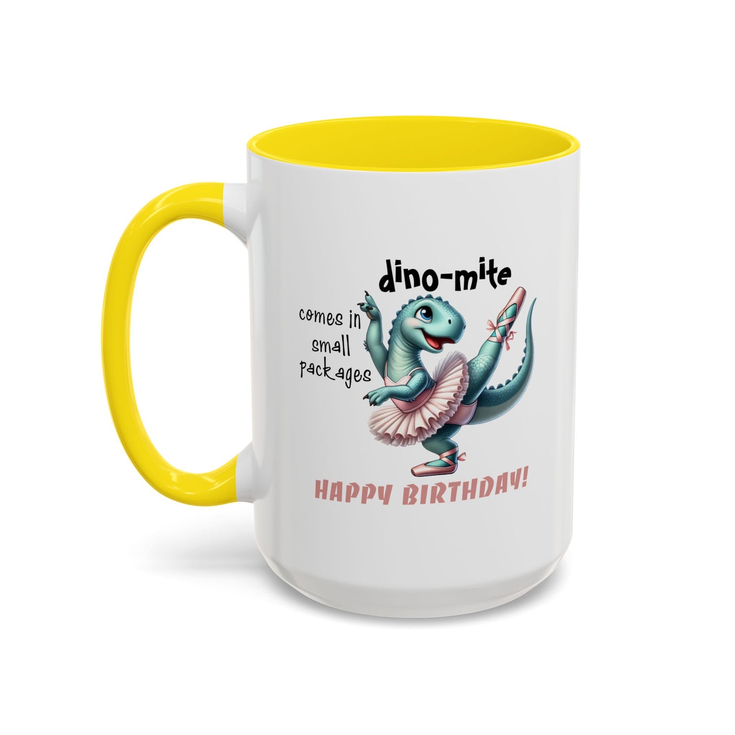 Birthday Mug - Dino-mite (Girl)