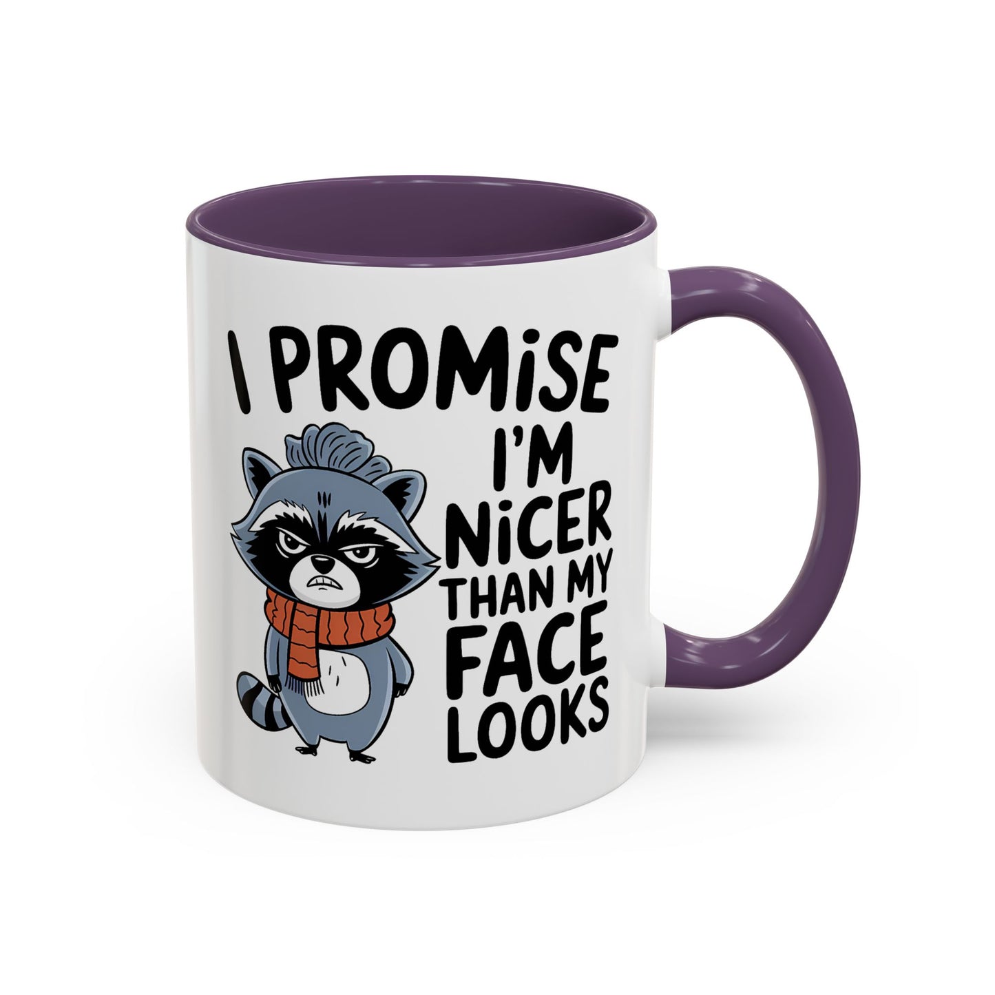 Humor Mug - I Promise I'm Nicer Than My Face Looks