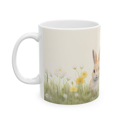 Artistic Mug - Felted Bunnies