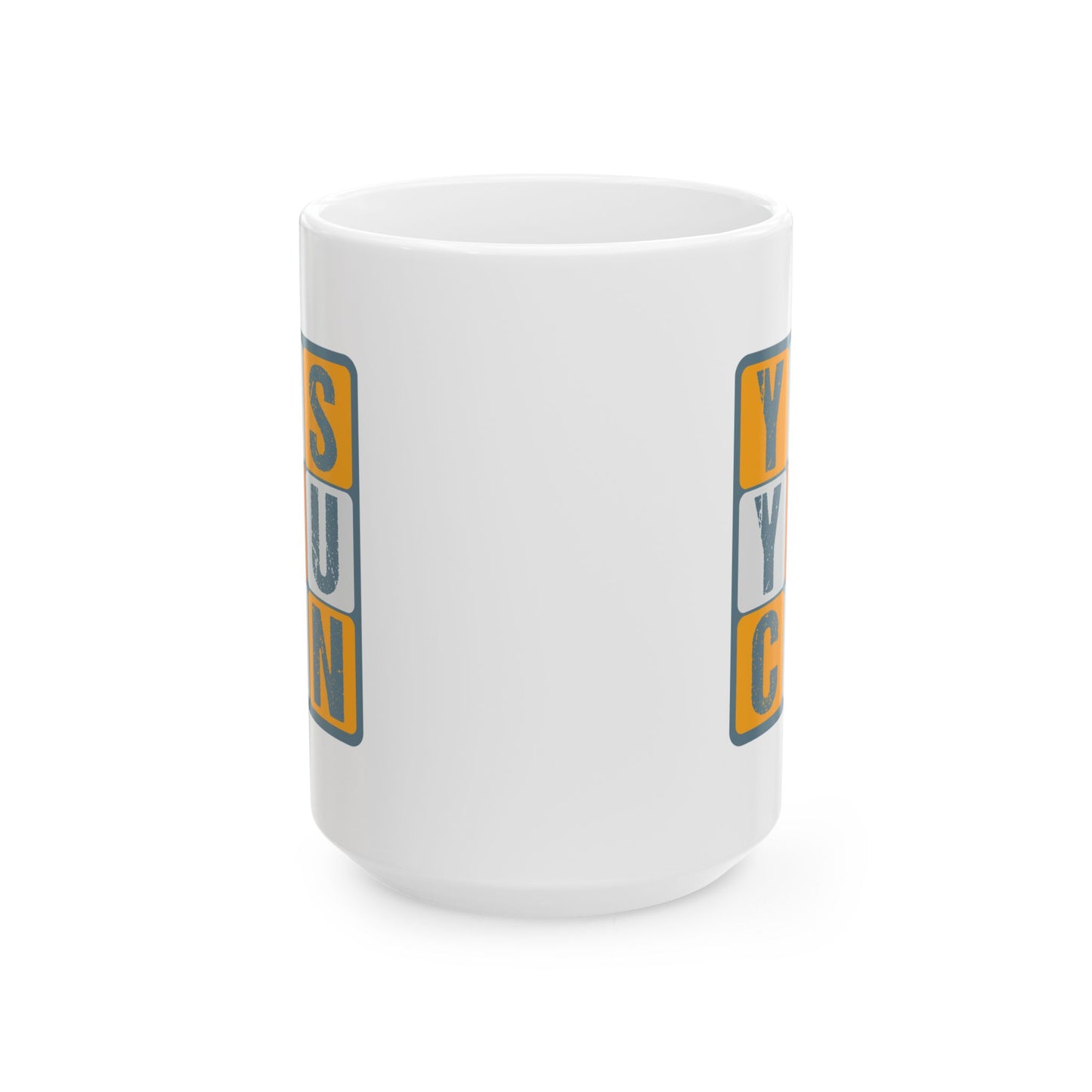 Motivation Mug - Yes You Can Squares