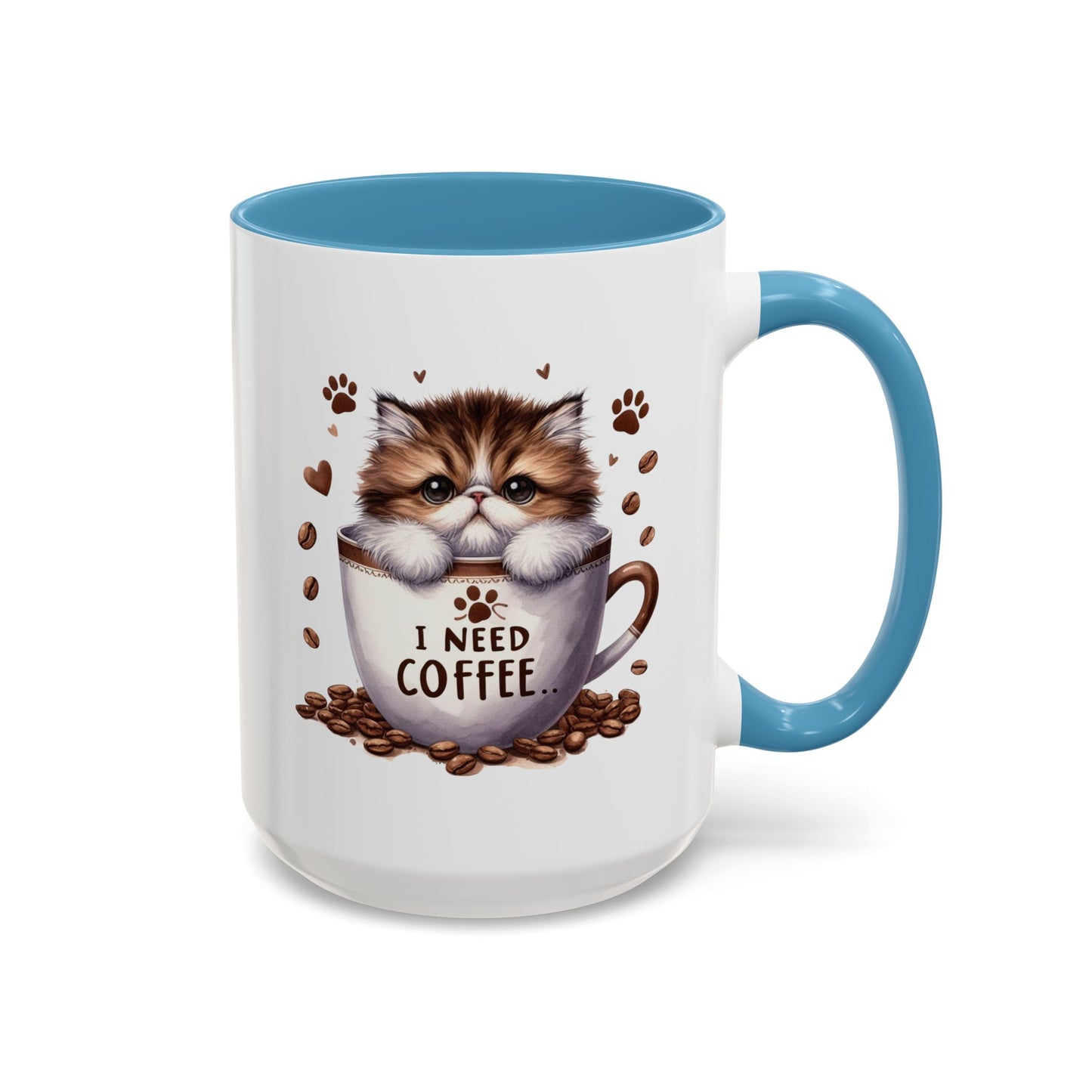 Animal Mug - I Need Coffee Kitten
