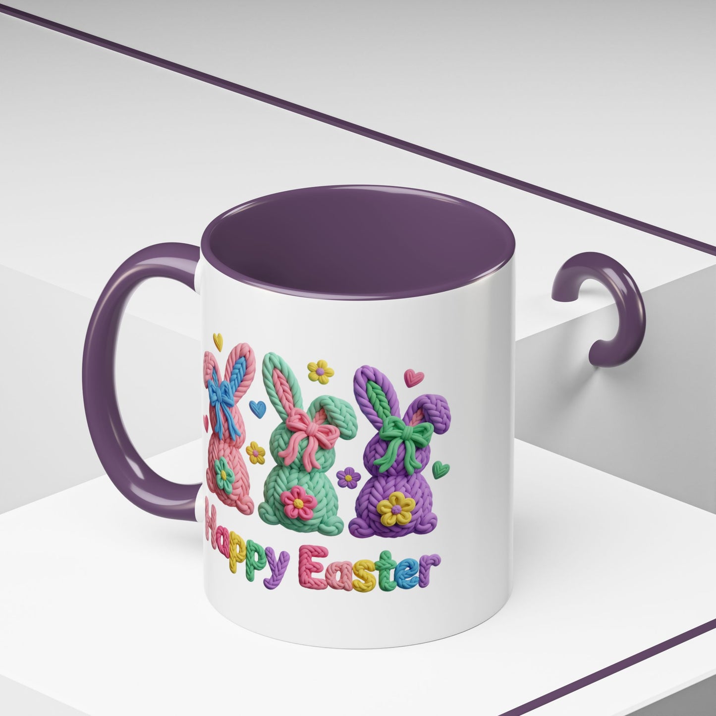 Easter Mug - Crochet Bunnies