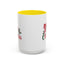 Christmas Mug - Merry Christmas Red & Green Text Bow