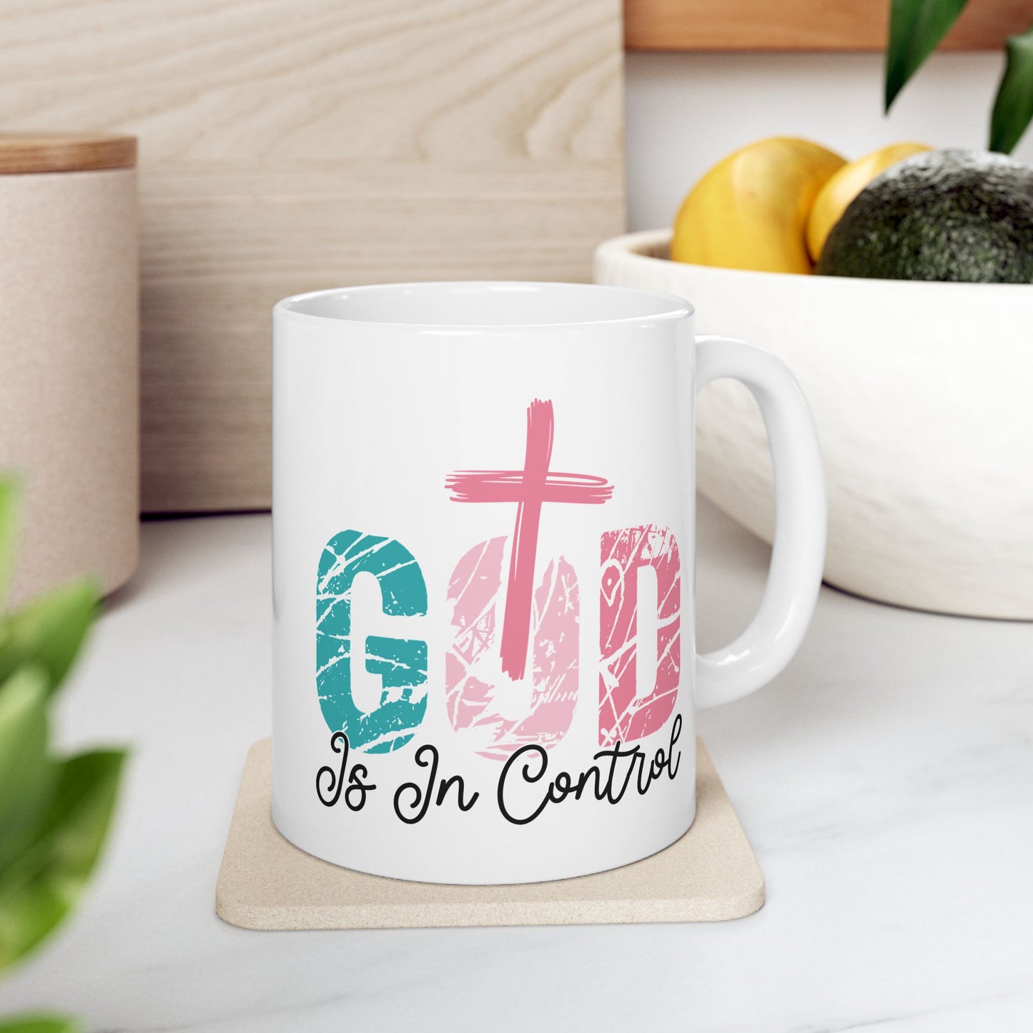 Religious Mug - God Is In Control