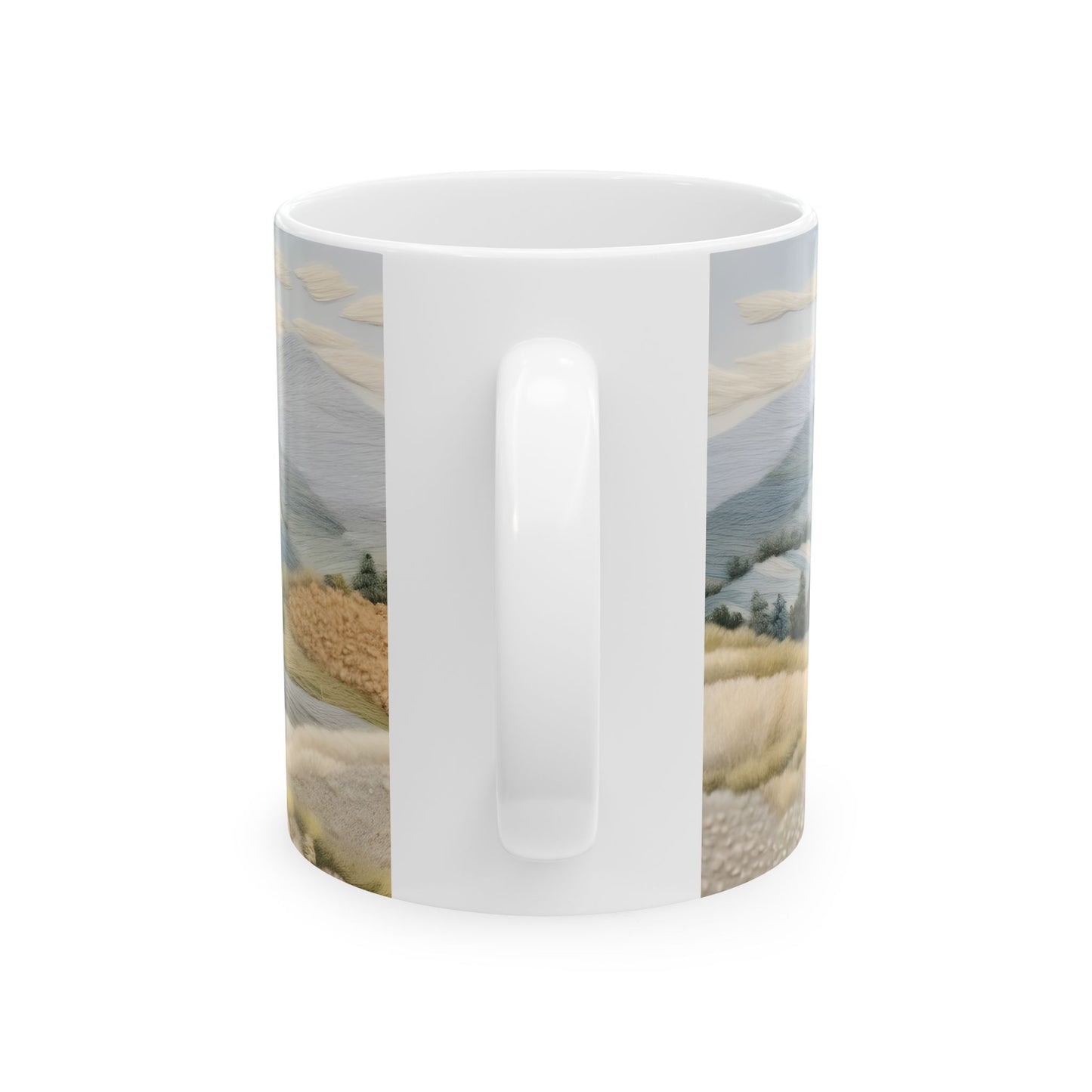 Artistic Mug - Felted Landscape 2