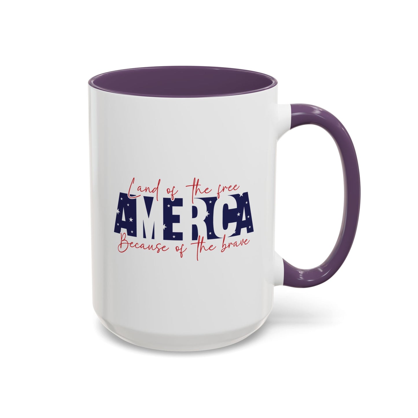 4th of July Mug - American Land of the Free Stars