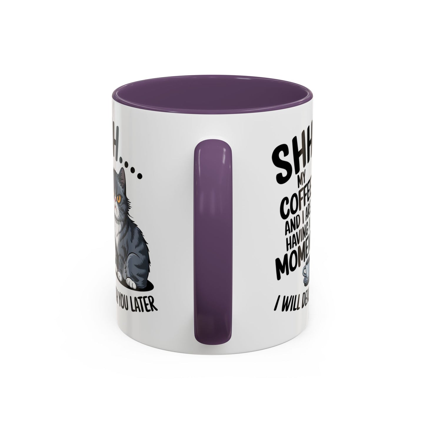 Animal Mug - Shhhh My Coffee and I