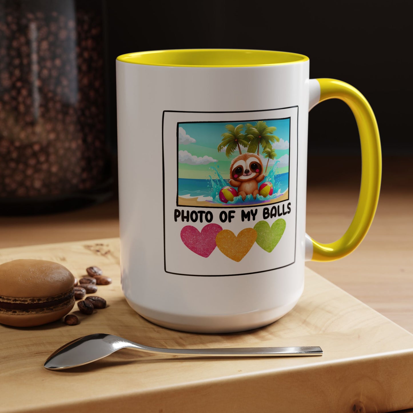 Adult Mug - Photo of My Balls