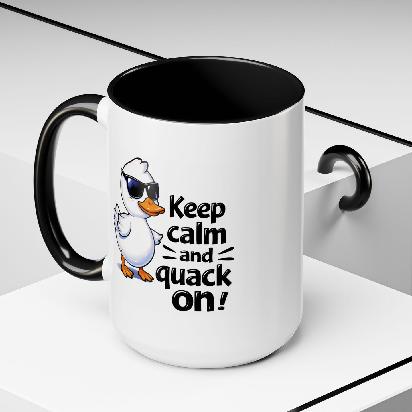 Wellness Mug - Keep Calm And Quack On