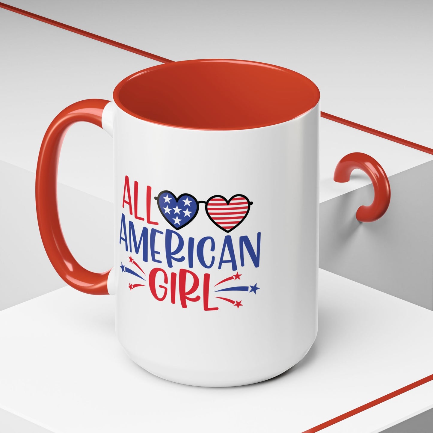 4th of July Mug - All American Girl