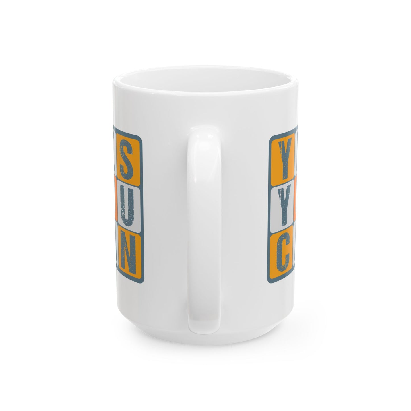 Motivation Mug - Yes You Can Squares