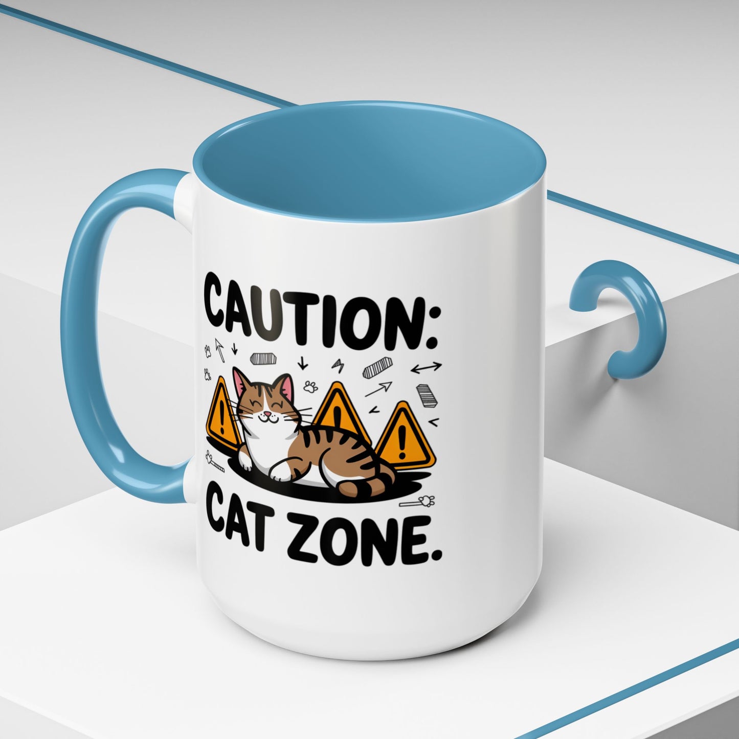 Animal Mug - Caution: Cat Zone