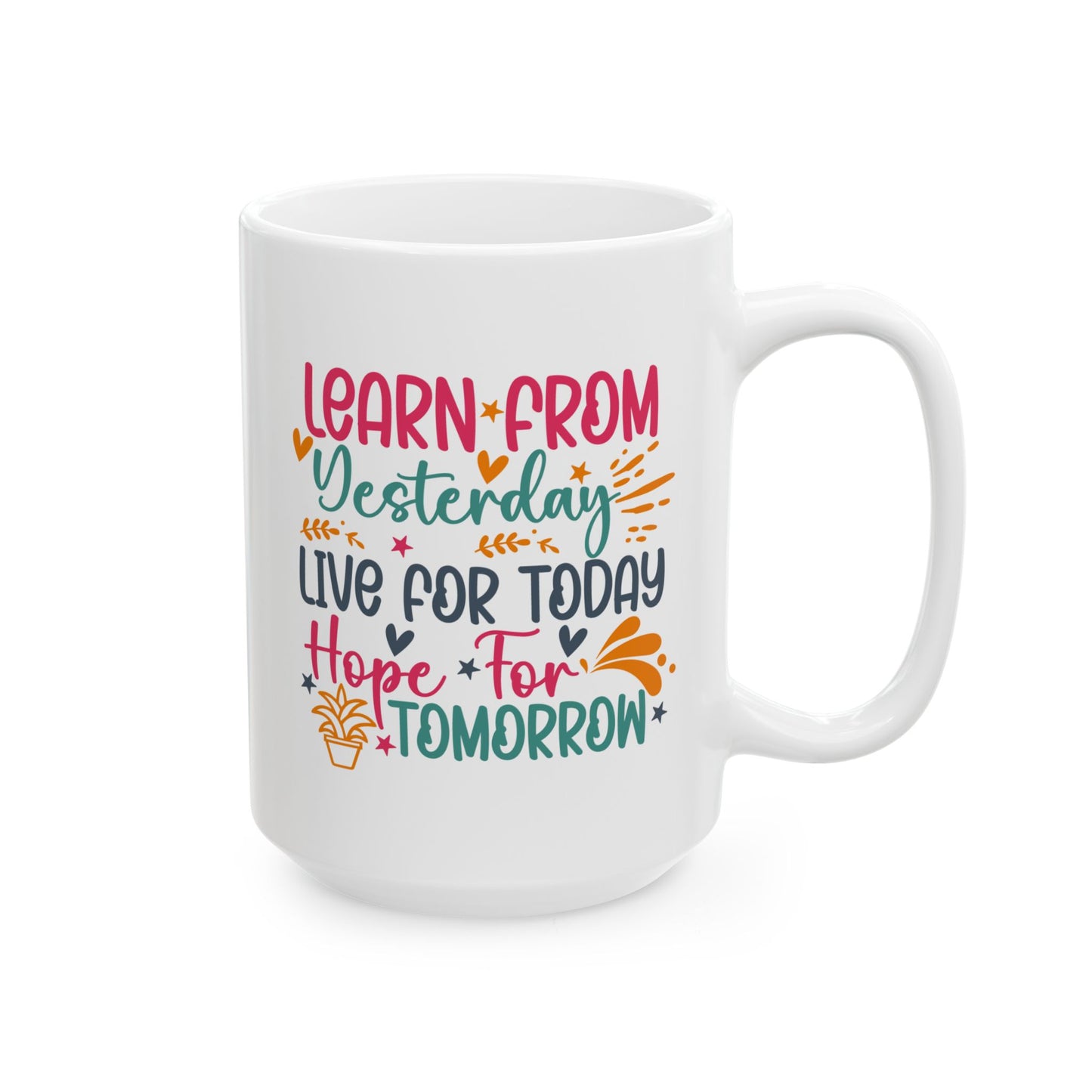 Motivation Mug - Learn From Yesterday
