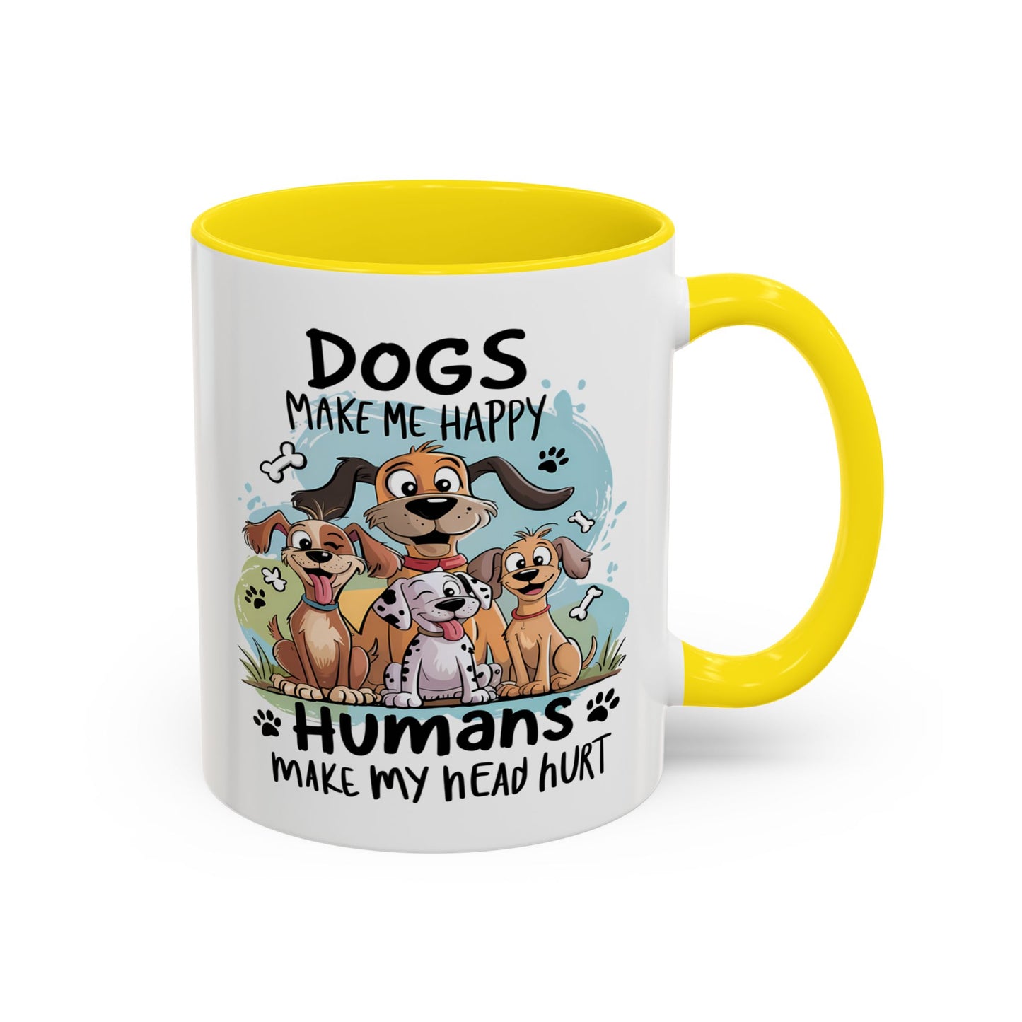 Animal Mug - Dogs Make Me Happy