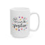 Wellness Mug - Think Positive Flowers