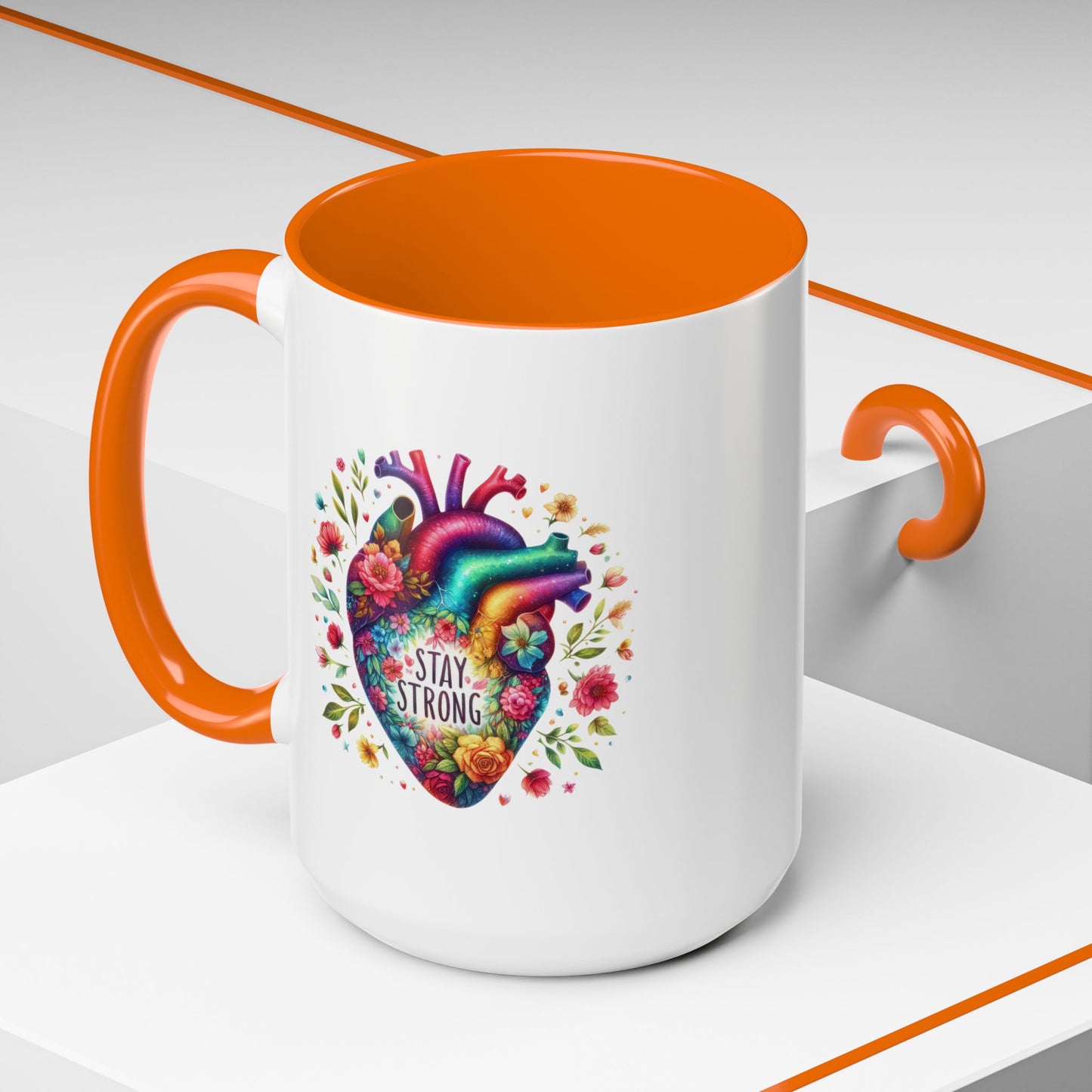 Wellness Mug - Stay Strong Heart