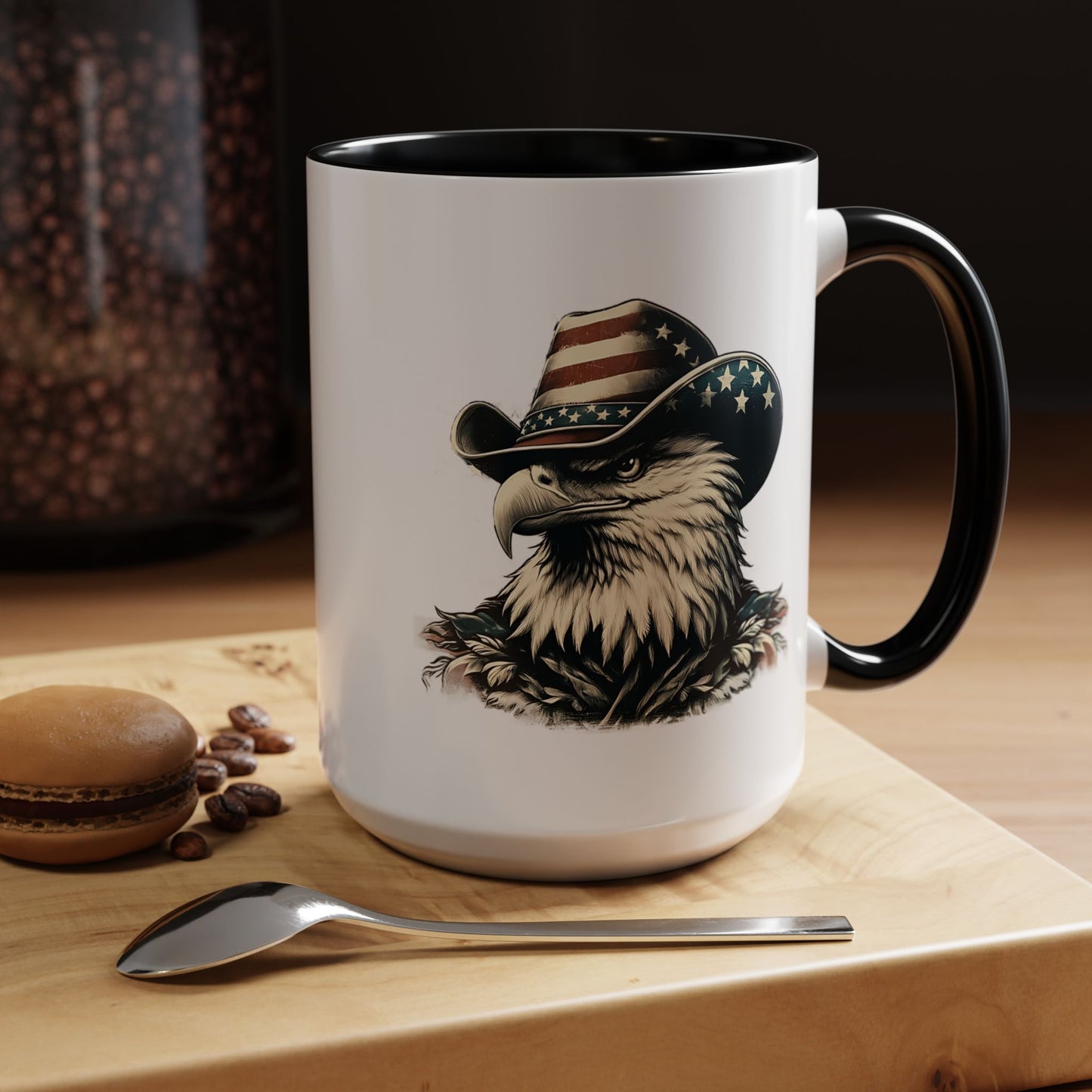 4th of July Mug - American Bald Eagle Flag 5