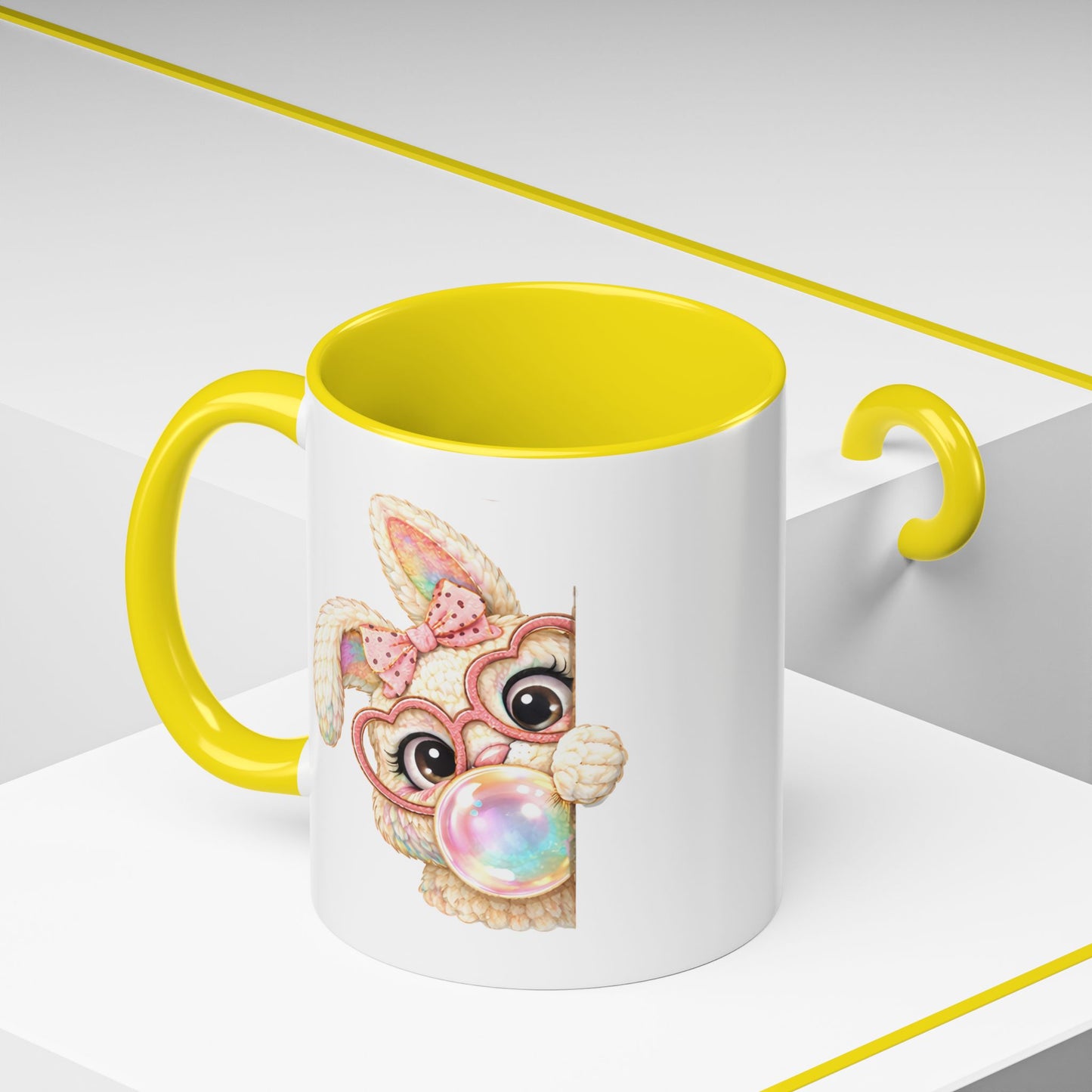 Easter Mug - Peaking Easter Bunny