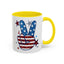 4th of July Mug - America Peace Sign