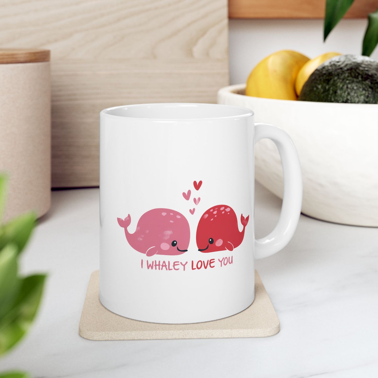 Valentine's Day Mug - I Whaley Love You