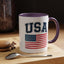 4th of July Mug - USA & Flag