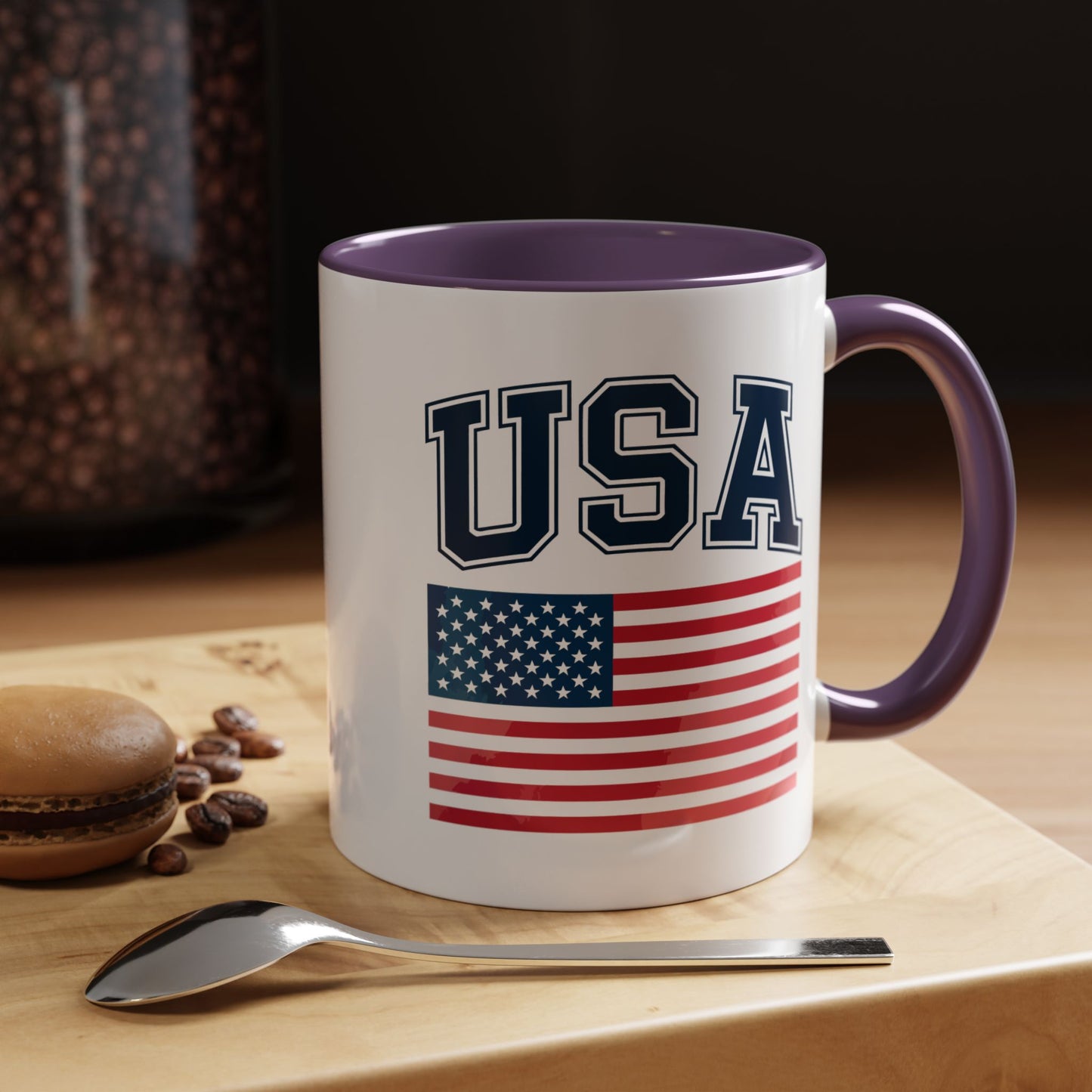 4th of July Mug - USA & Flag