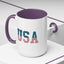 4th of July Mug - USA American Flag