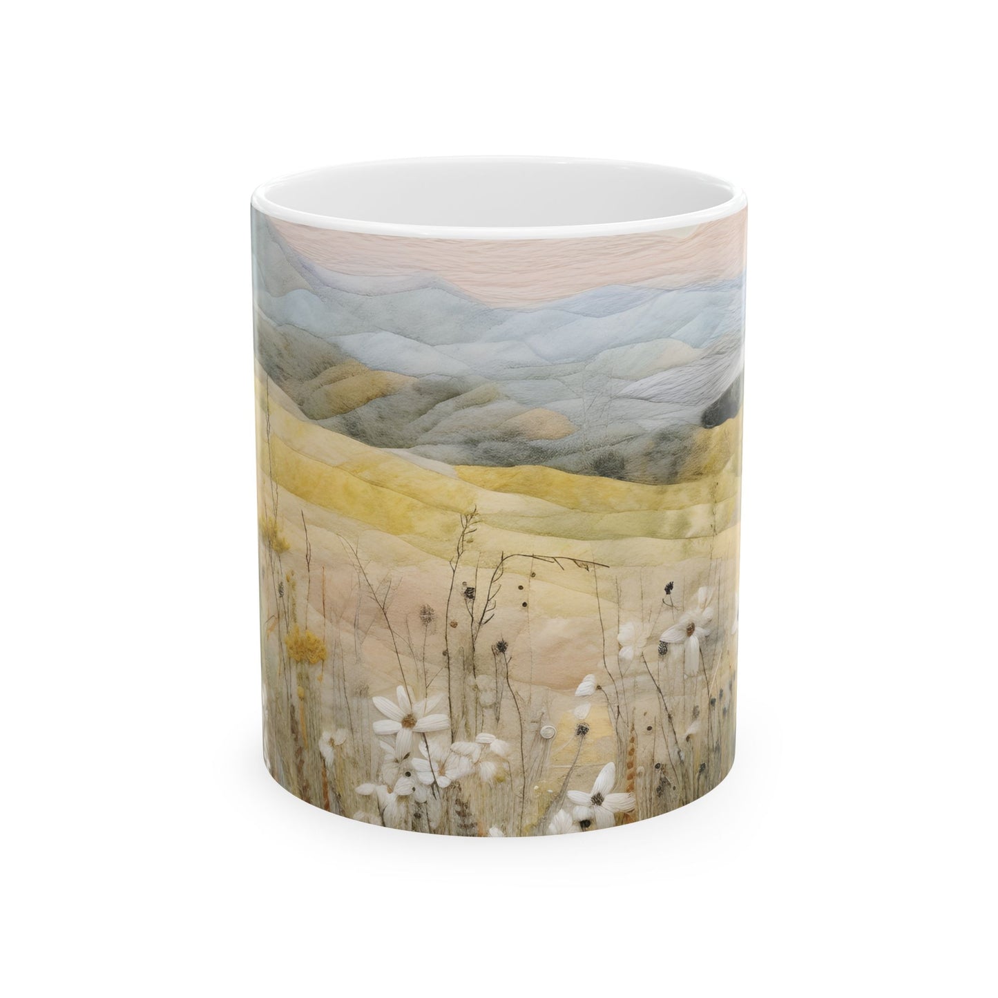 Artistic Mug - Felted Landscape