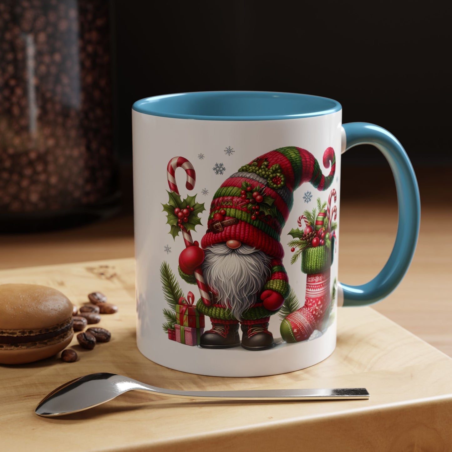 Christmas Mug - Gnome and Christmas Stocking
