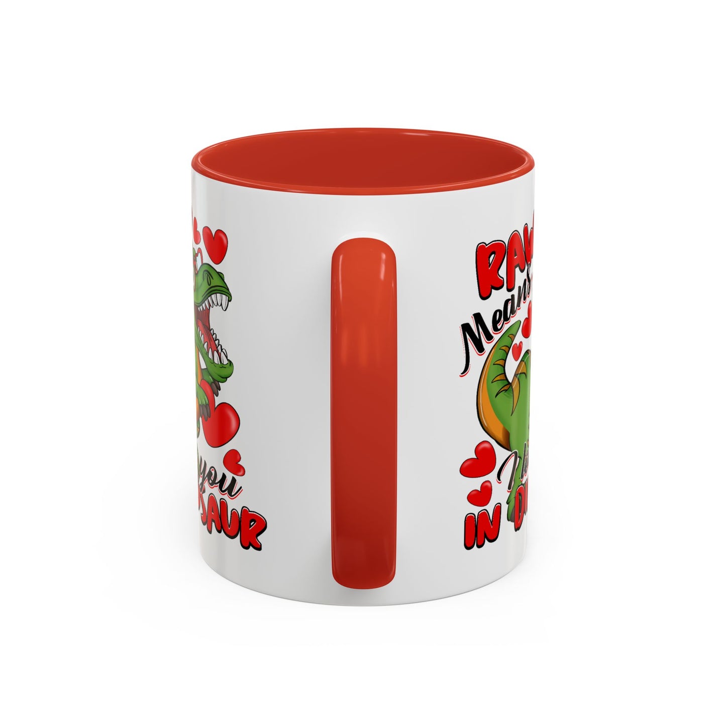 Anniversary Mug - Rawr Means I Love You
