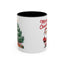 Christmas Mug - Merry Christmas Red Text Santa Tree Presents