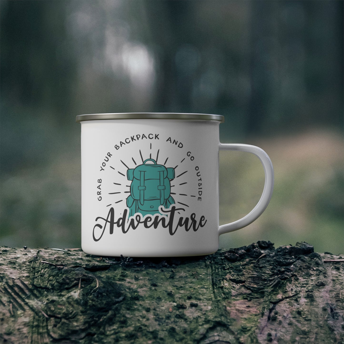 Adventure Mug - Grab Your Backpack and go Outside